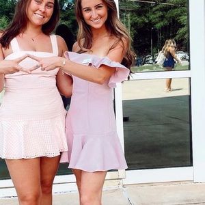 Off the Shoulder Ruffle Dress